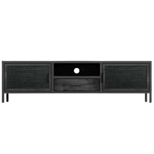Living Room Antique Grey Wood TV Stand