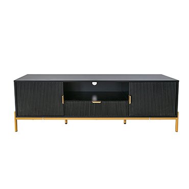 Black tv stand modern luxury